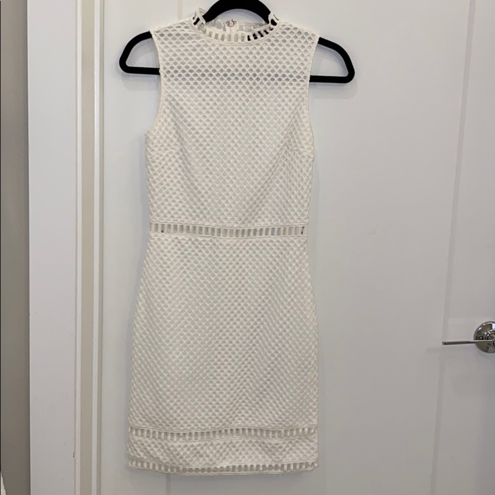 White bodycon dress